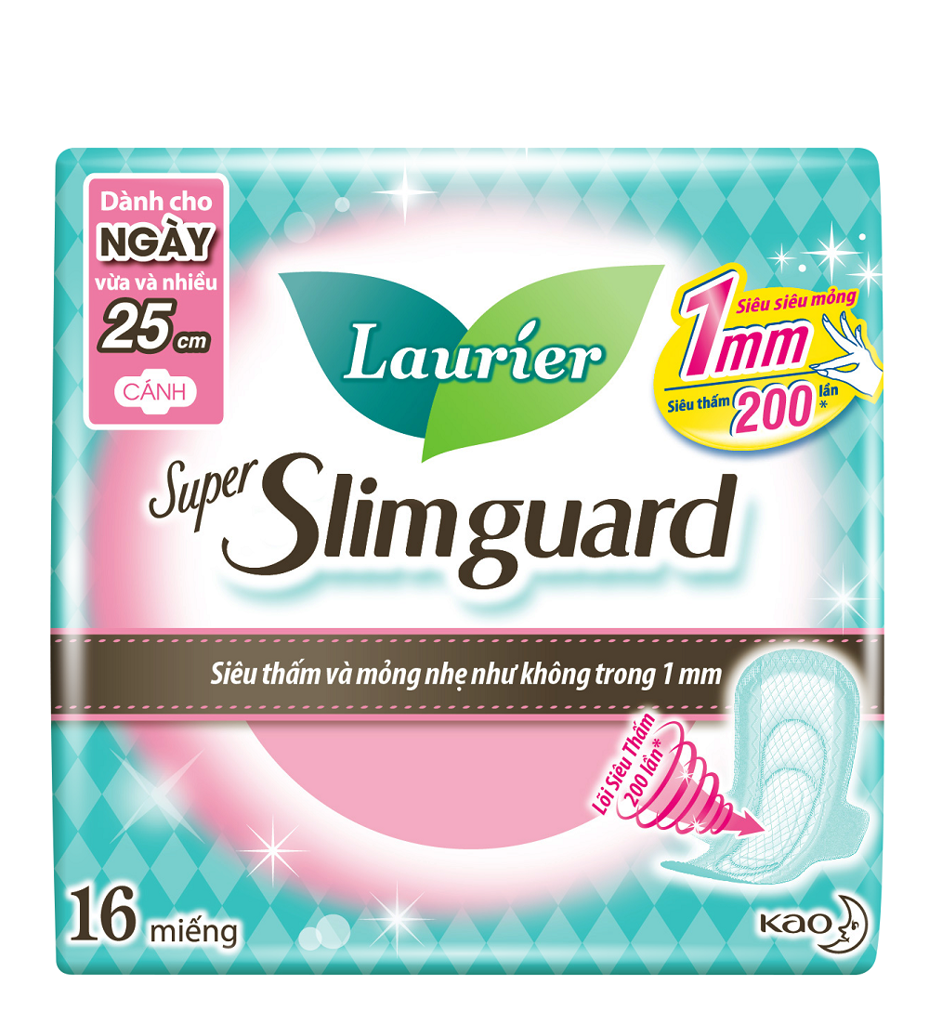Băng vệ sinh Laurier ban ngày 25cm 16M