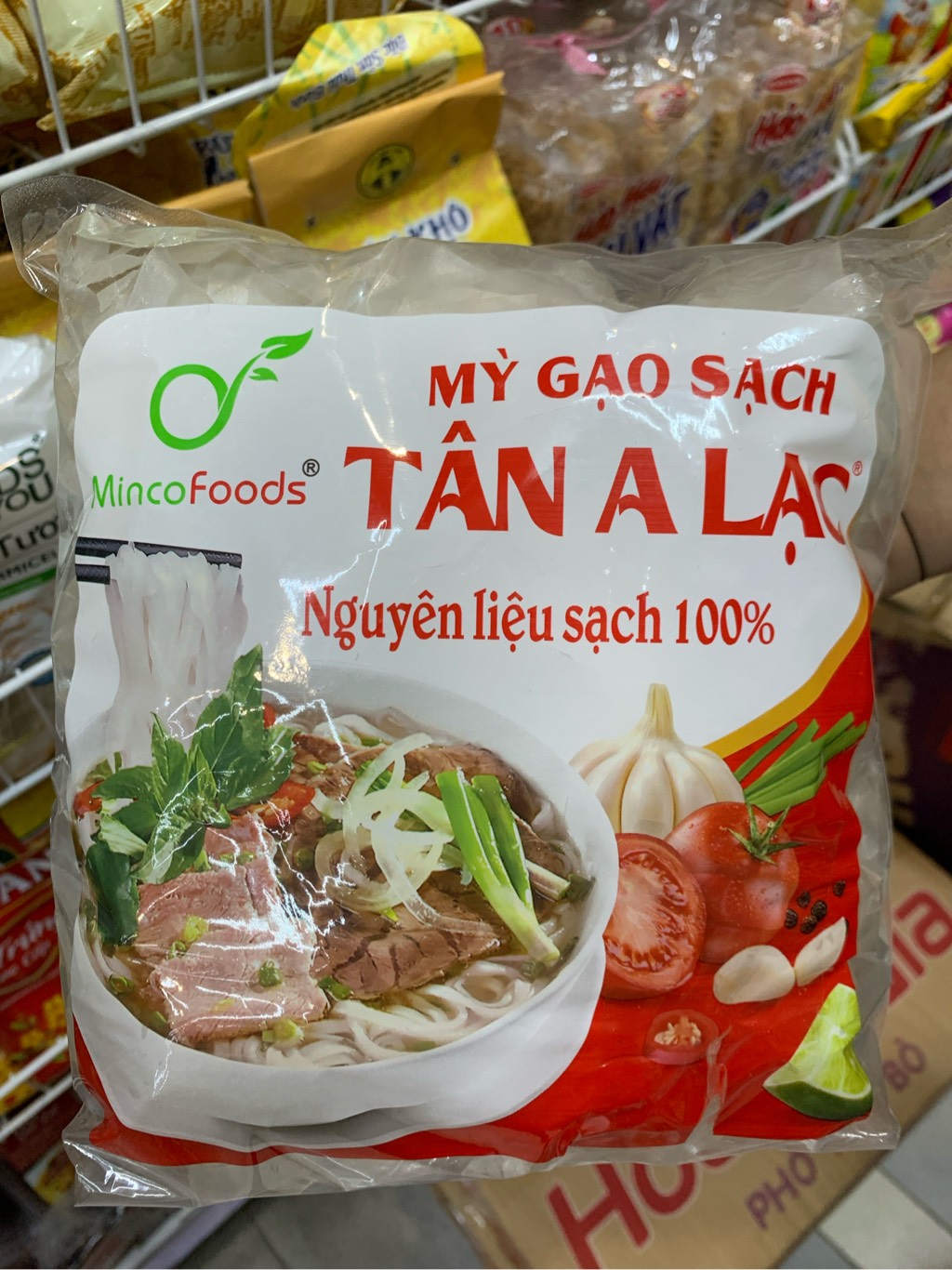 Mỳ phở gạo sạch Âu Lạc (sợi đại, bé ,nhỡ) 350g