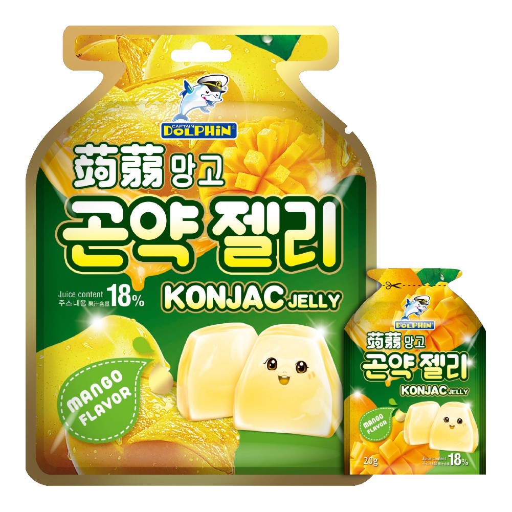 Thạch rau câu Konjac vị xoài Malaysia 300g