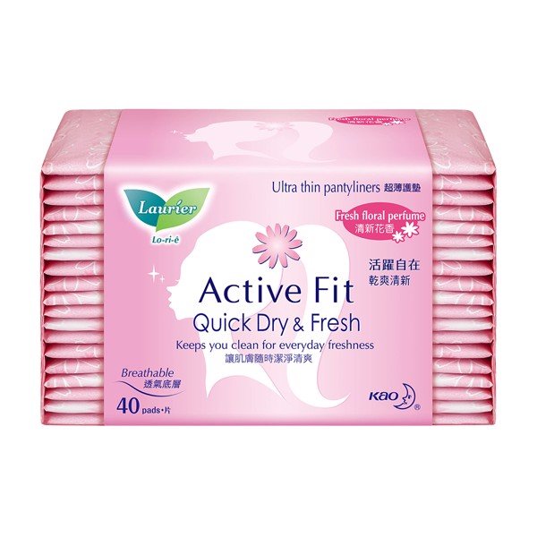 Băng vệ sinh hằng ngày có hương Active Fit Anh đào 40M