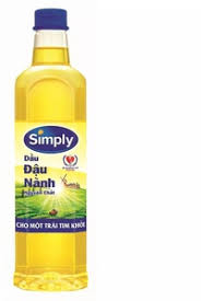 Dầu ăn Simply đậu nành 1L