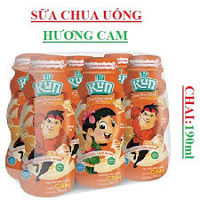 Sữa chua uống hương cam Kun chai 90ml*48