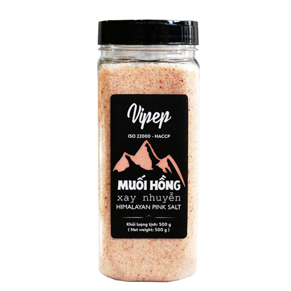 Muối hồng Vipep xay nhuyễn 500g