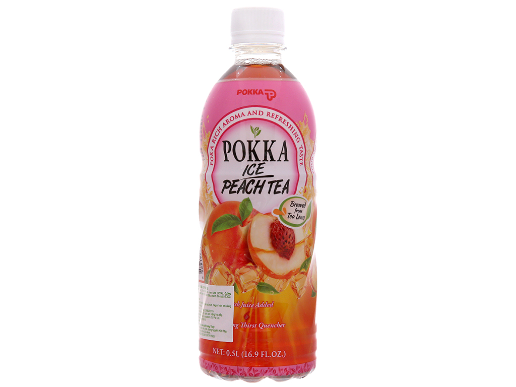 Nước trà vị đào Pokka Singapore 500ml