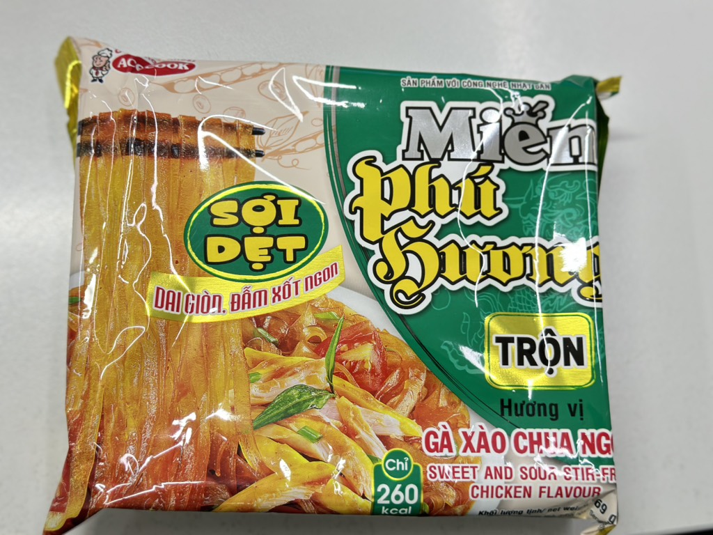Miến Phú Hương trộn gà xào chua ngọt 66g