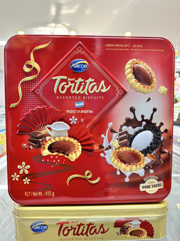 Bánh quy Tortitas Arcor Argentina hình quạt 415g