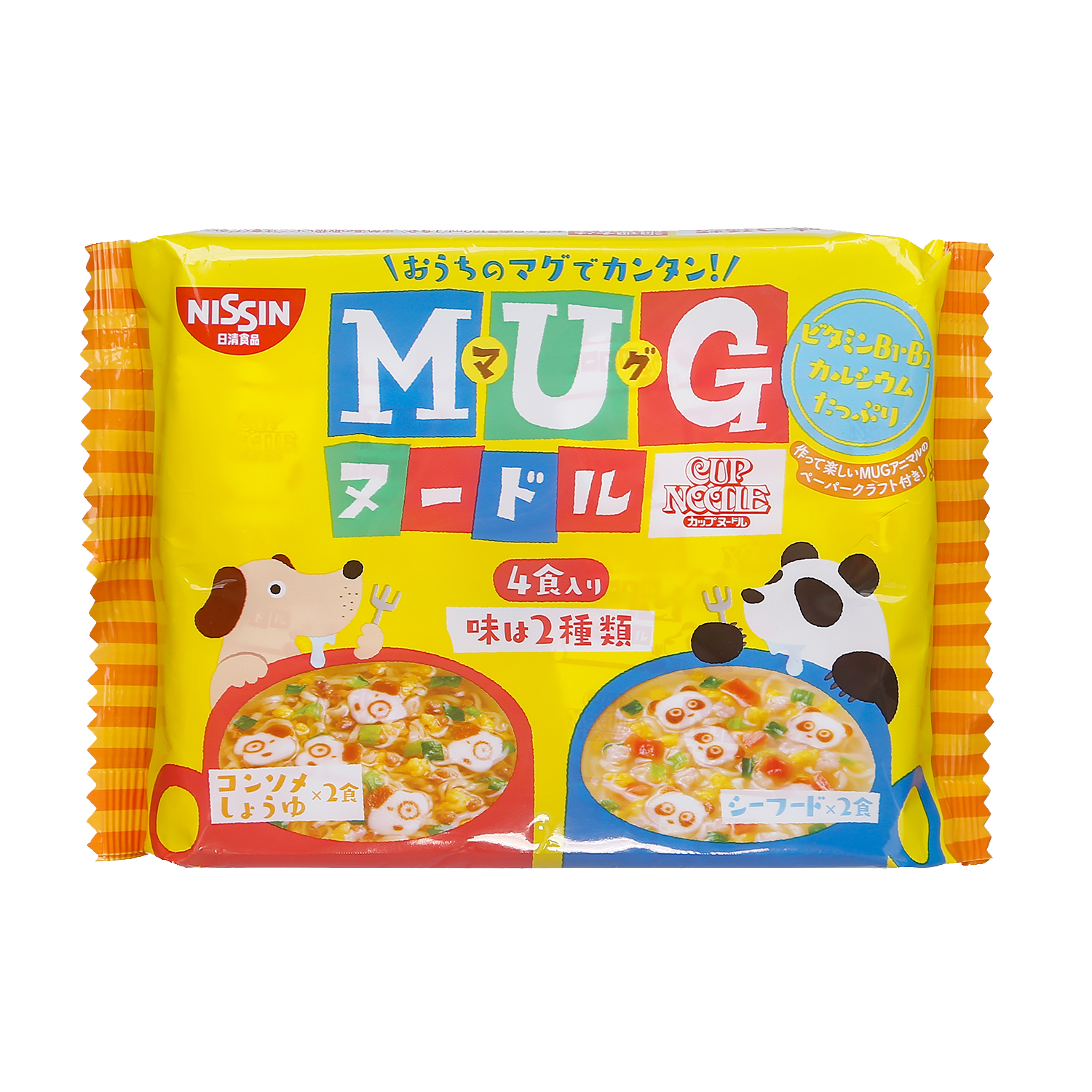 Mỳ MUG Nissin Vàng vị hải sản Nhật Bản 94g
