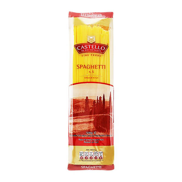 Mì Ý Spaghetti N.5 Castello 500g