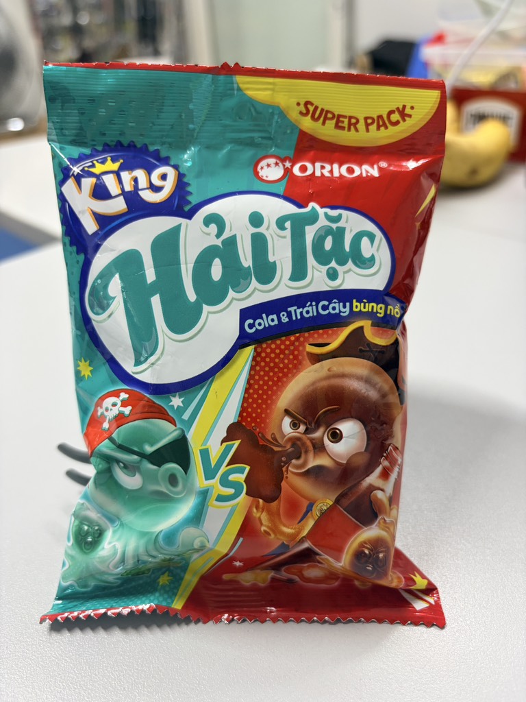 Kẹo dẻo Orion King hải tặc cola & trái cây 57.5g