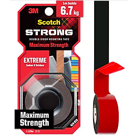 Băng keo hai mặt siêu dính 414-S19 19mmx1.5m Scotch Brite 3M