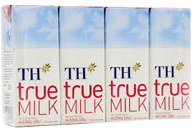 STTT hương dâu TH true milk 180ml