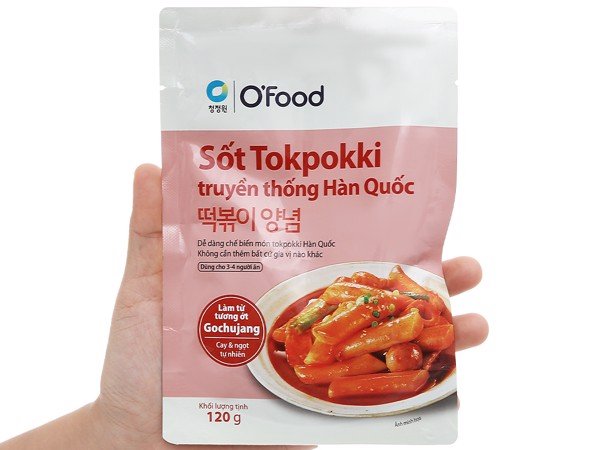 Sốt Tokpokki vị truyền thống O’Food Hàn Quốc 120g