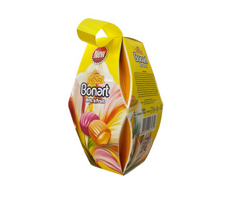 Kẹo cứng sữa trái cây Bonart nhân sốt trái cây Thổ Nhĩ Kì 100g