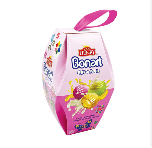 Kẹo cứng sữa trái cây Bonart nhân sốt trái cây Thổ Nhĩ Kì 100g