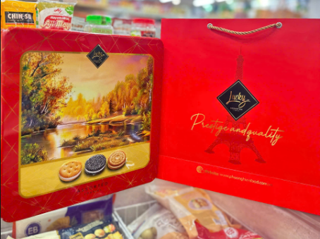 Bánh quy hỗn hợp Lucky Sun Thái Lan 500g