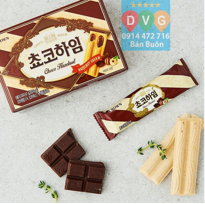 Bánh quy Crown Choco Hazelnut Hàn Quốc 284g