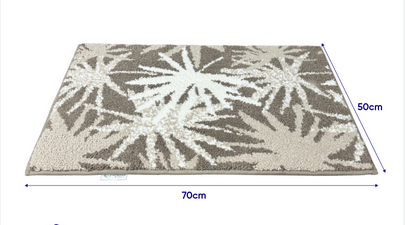 Thảm microfiber siêu thấm có chống trượt Kaiyo 50x70cm màu nâu