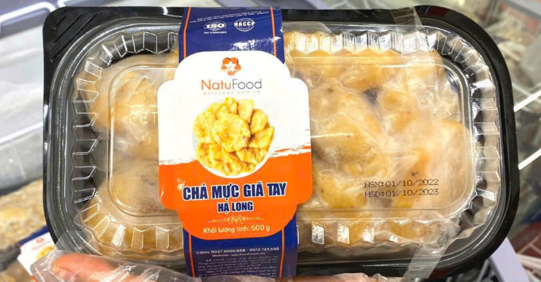 Chả mực giã tay Hạ Long NatuFood ̀500g