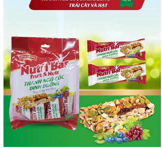Thanh ngũ cốc dinh dưỡng trái cây và hạt Nutri Bar