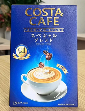Cà phê sữa hoà tan 3in1 Costa 153g