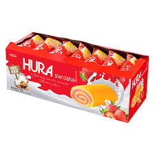 Bánh Hura cuộn dâu 360g