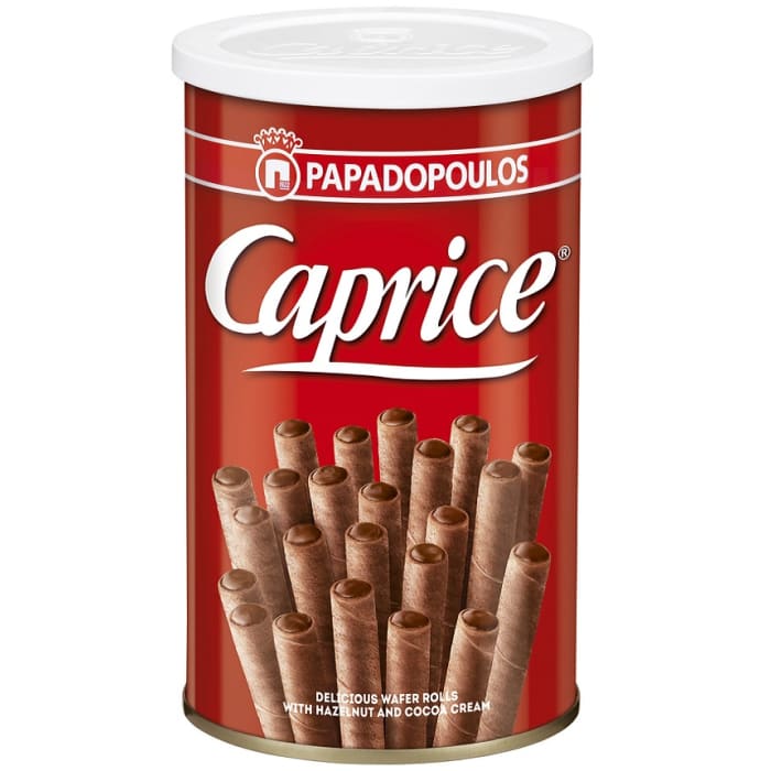 Bánh quế nhân kem cacao và hạt phỉ Caprice 115g Hy Lạp
