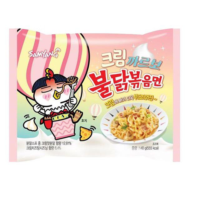 Mỳ gà cay kem phô mai Cream Carbo Samyang Hàn Quốc 140g