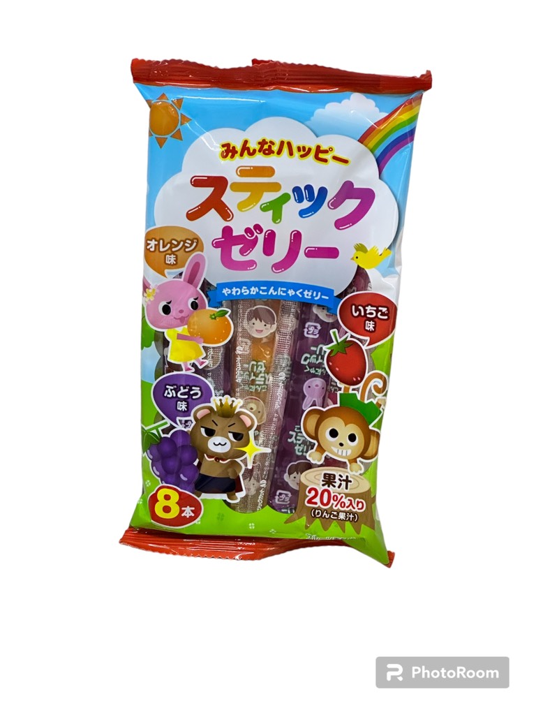 Thạch que Ribon vị trái cây Nhật Bản 130g