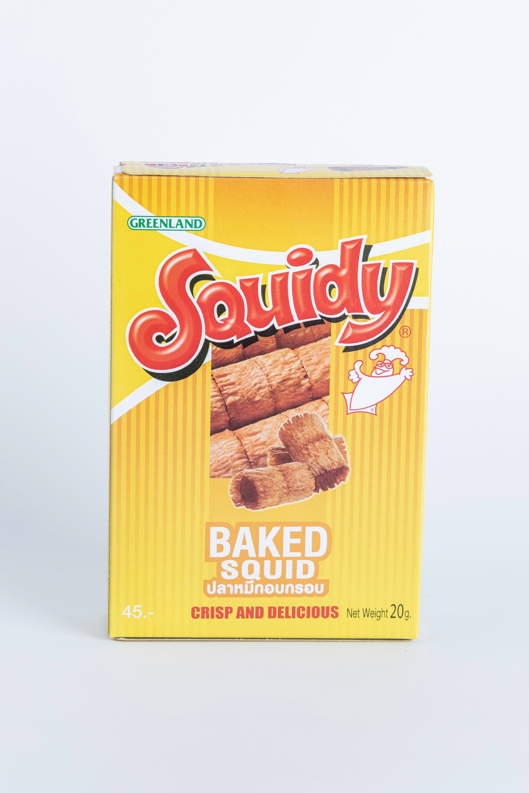 Mực sấy giòn cay Squidy Thái Lan 20g