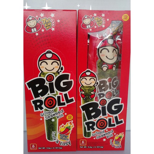 Snack rong biển Big Roll vị cay Thái Lan 21,6g