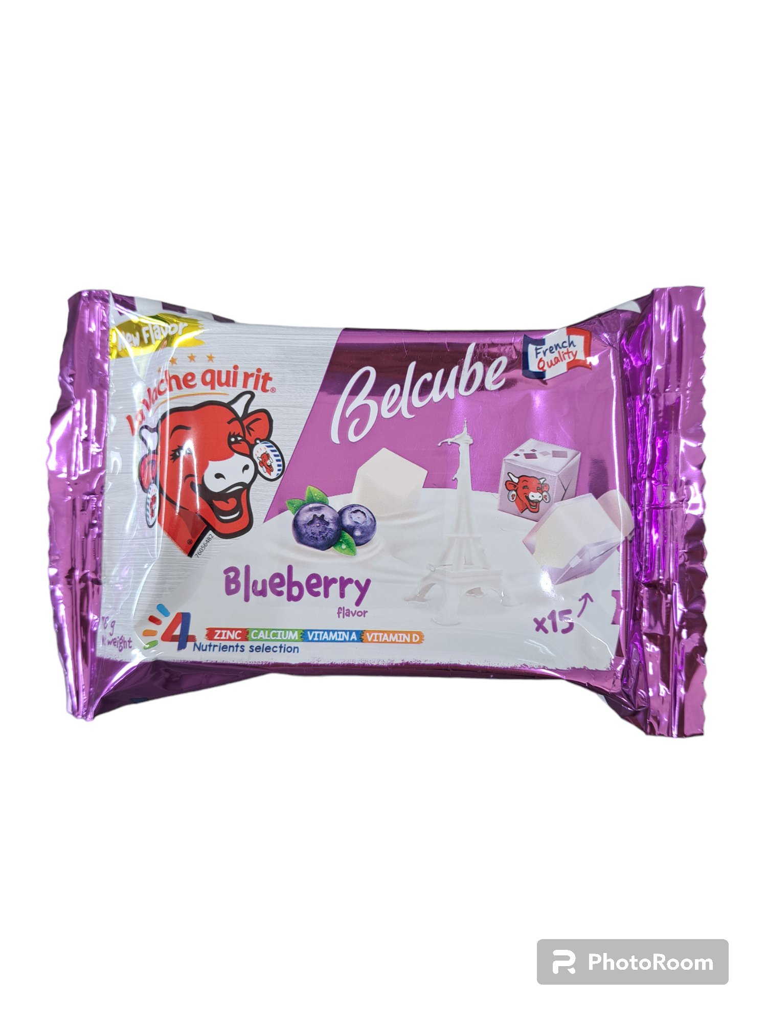Phô mai con bò cười Belcube việt Quất 78g