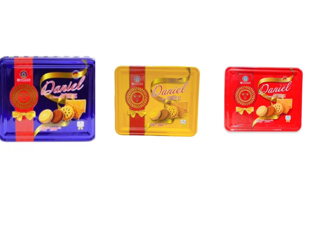 Bánh quy bơ tổng hợp Daniel Assorted Biscuits Thái Lan 200g