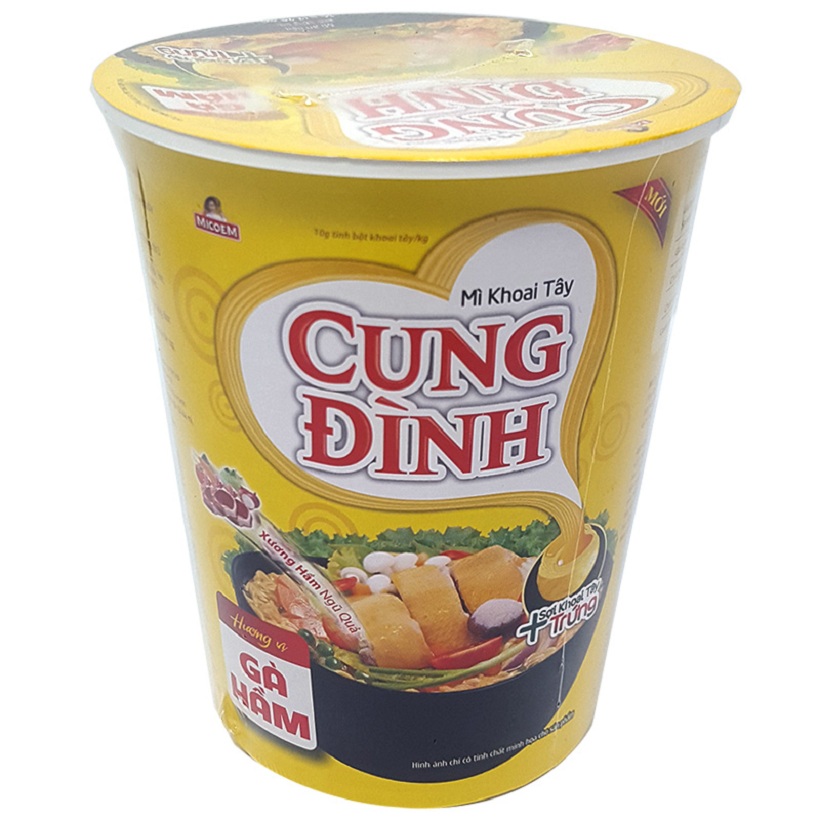 Mỳ cung đình ly vàng 65g
