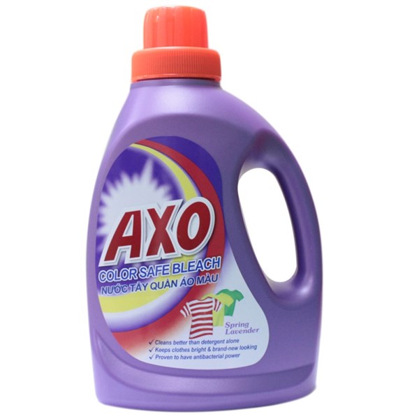 Nước tẩy quần áo màu AXO hương lavender 800ml