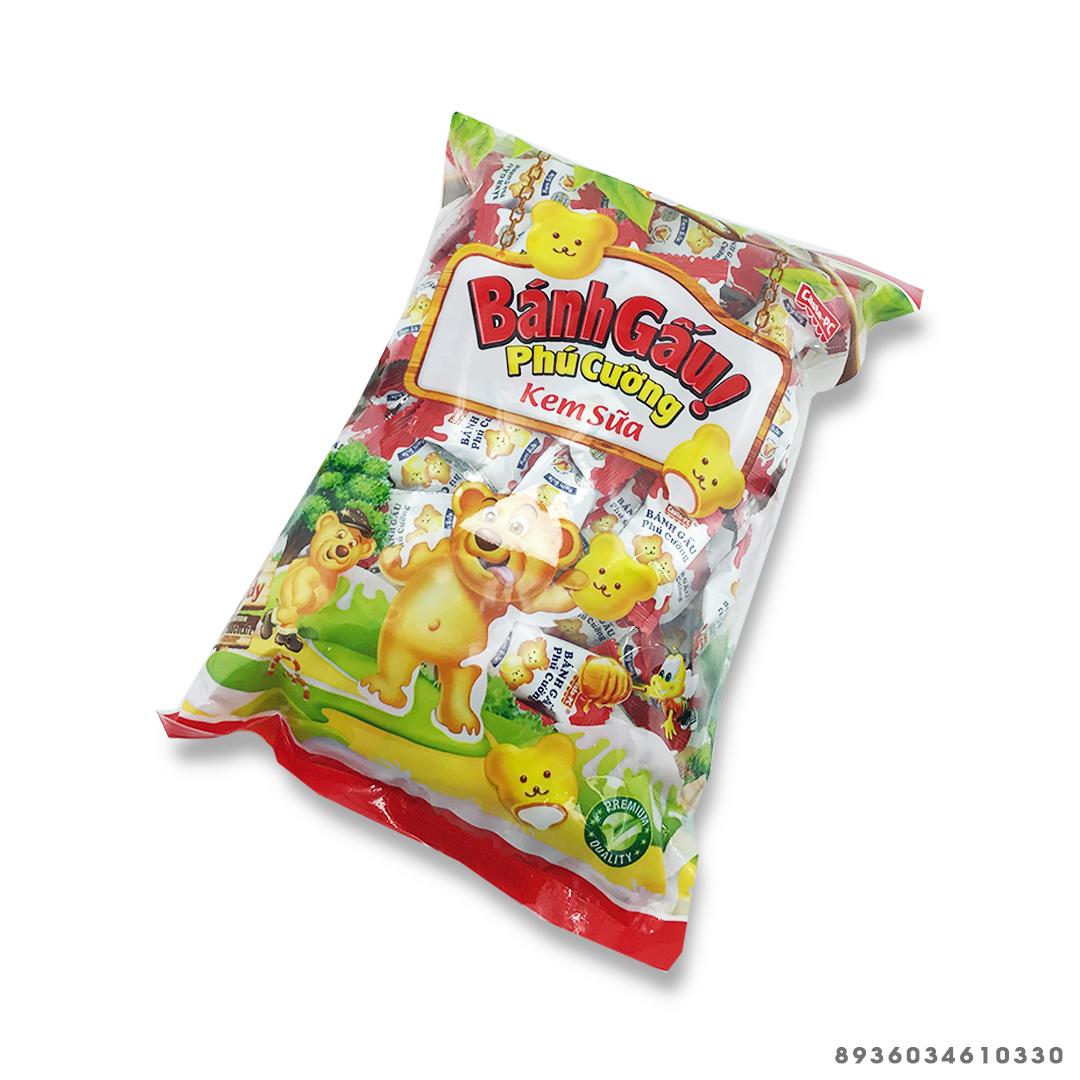 Bánh gấu kem sữa Phú Cường 270g