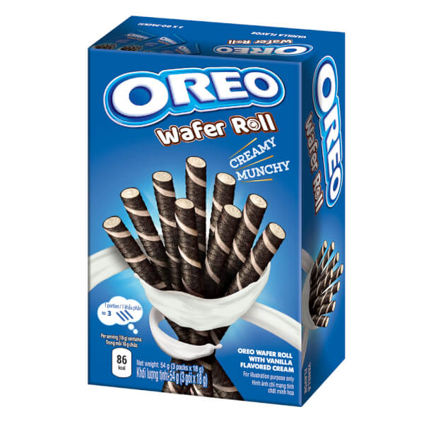 Bánh quế Oreo vani 54g*20h