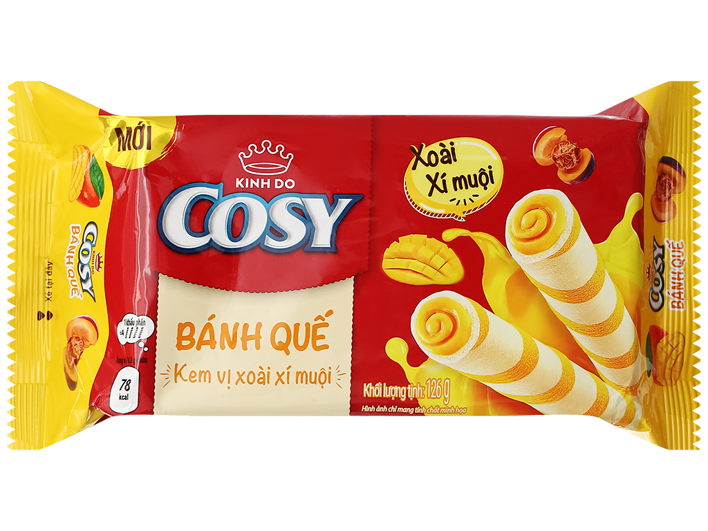 Bánh Cosy quế vị xoài xí muội 126g