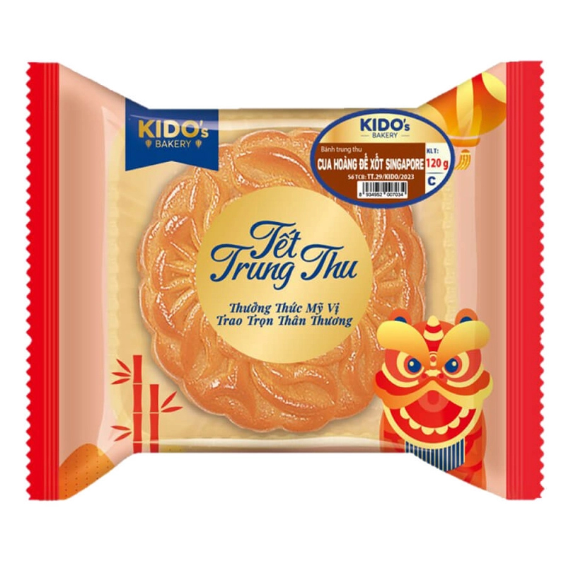 Bánh nướng Kido cua hoàng đế xốt Singapore 120g