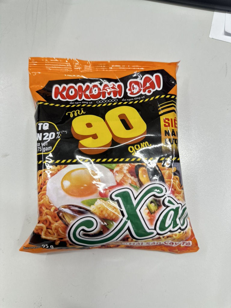 Mì xào Kokomi đại 90 vị hải sản tê cay 95g
