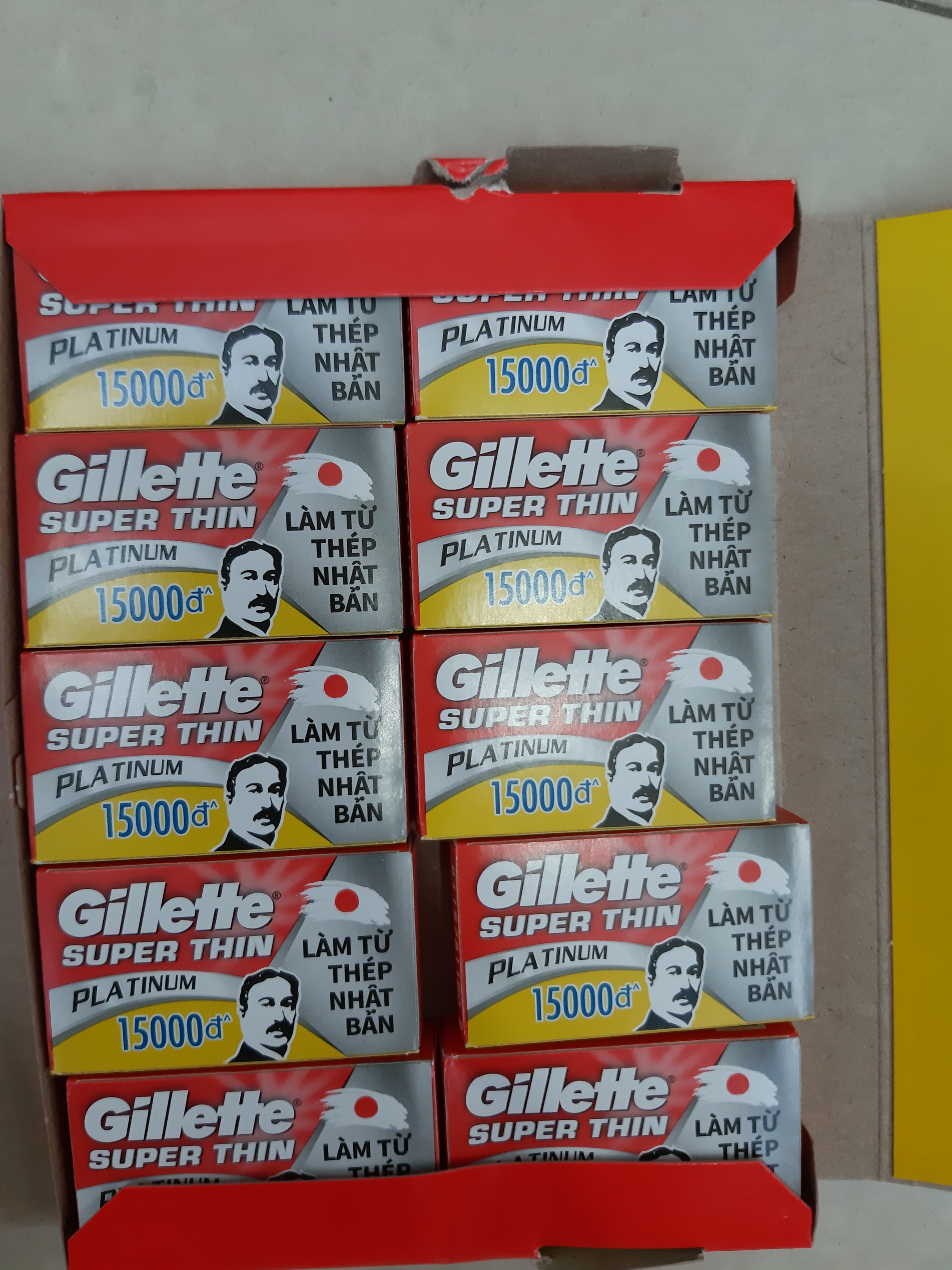 Lưỡi lam cạo râu Gillette super thin