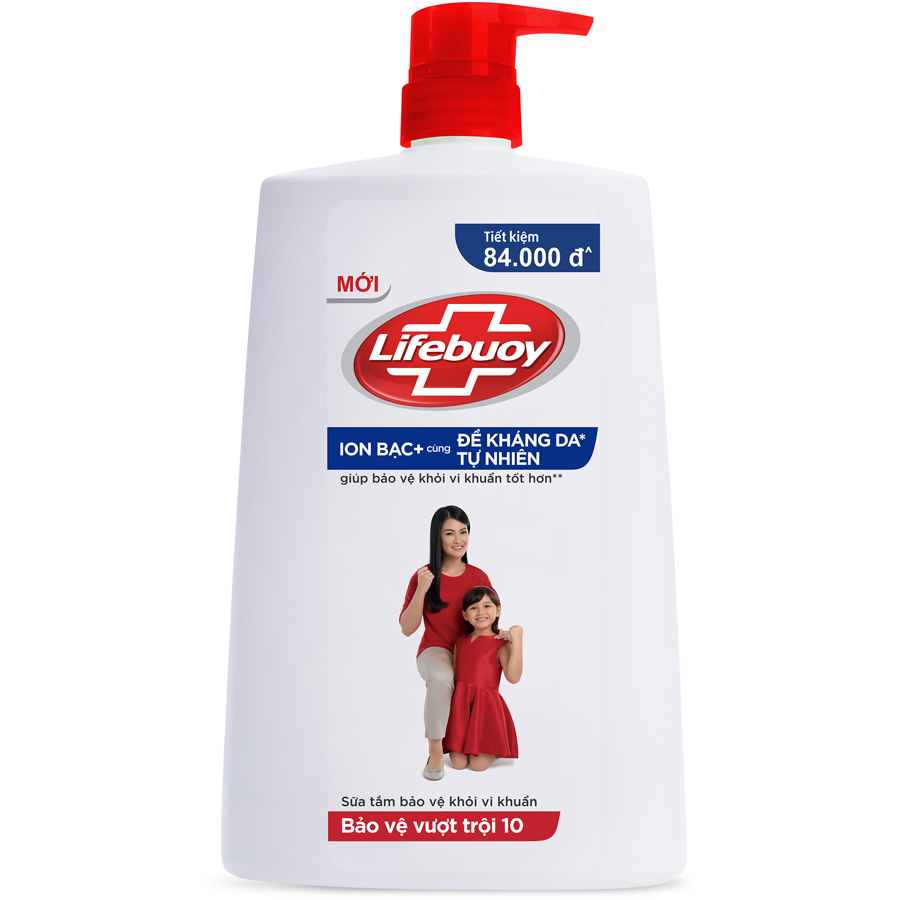 Sữa tắm Lifebuoy bảo vệ vượt trội 10 1,1kg