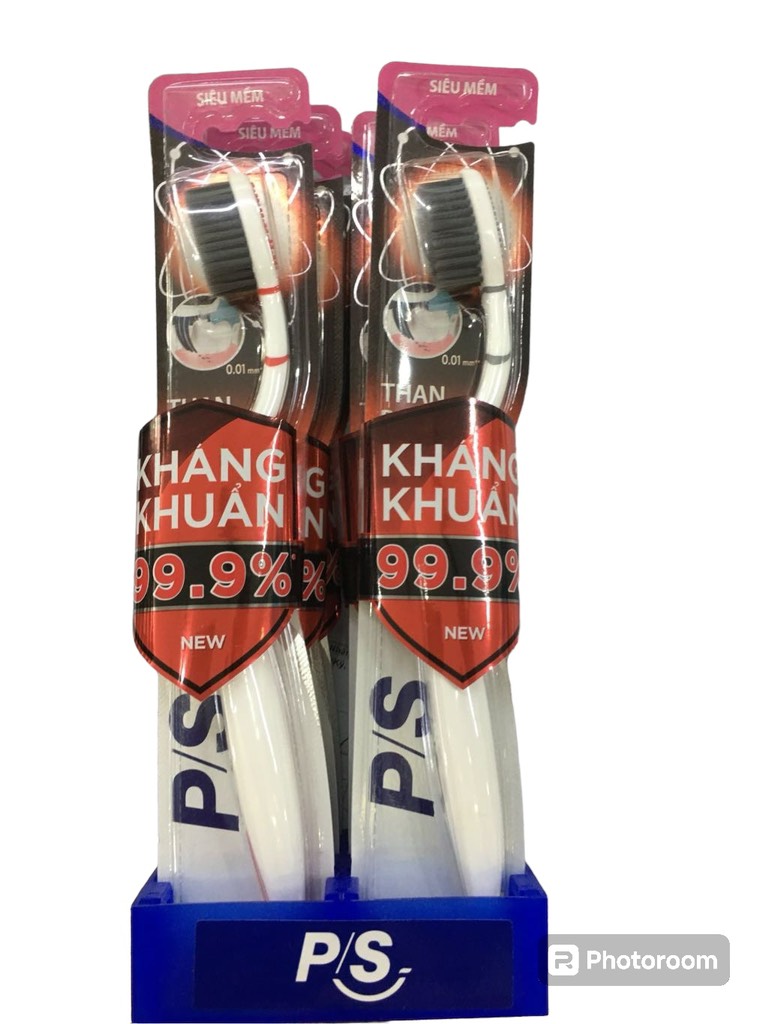 Bàn chải đánh răng P/S than hoạt tính kháng khuẩn