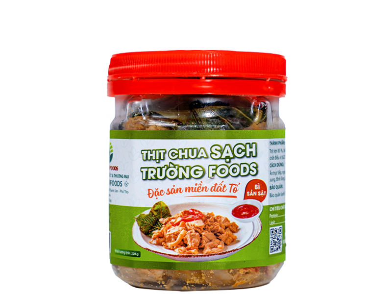 Thịt chua bì sần sật Trường Foods 220g
