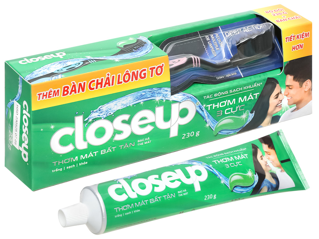 Kem đánh răng Closeup hương bạc hà 230g