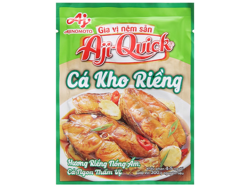Cá kho riềng Ajiquick Ajinomoto 29g