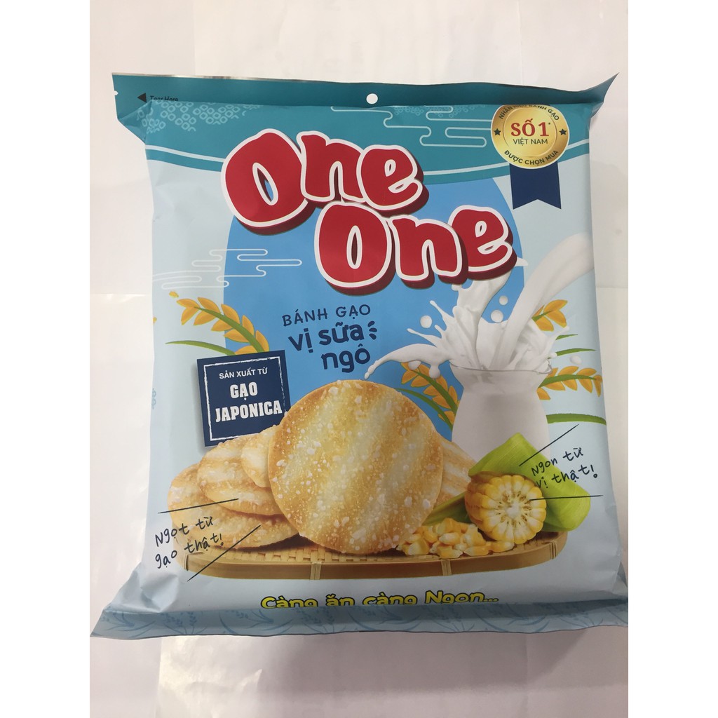 Bánh gạo One One vị sữa ngô 120g