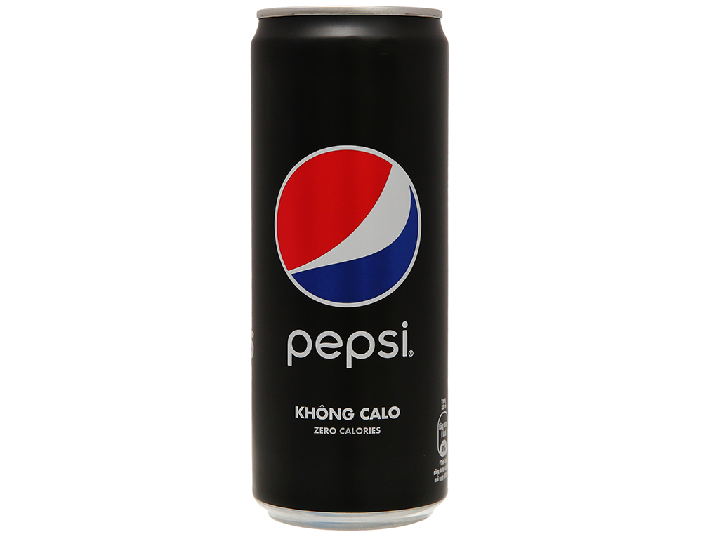 Pepsi Black lon đen không calo 320ml