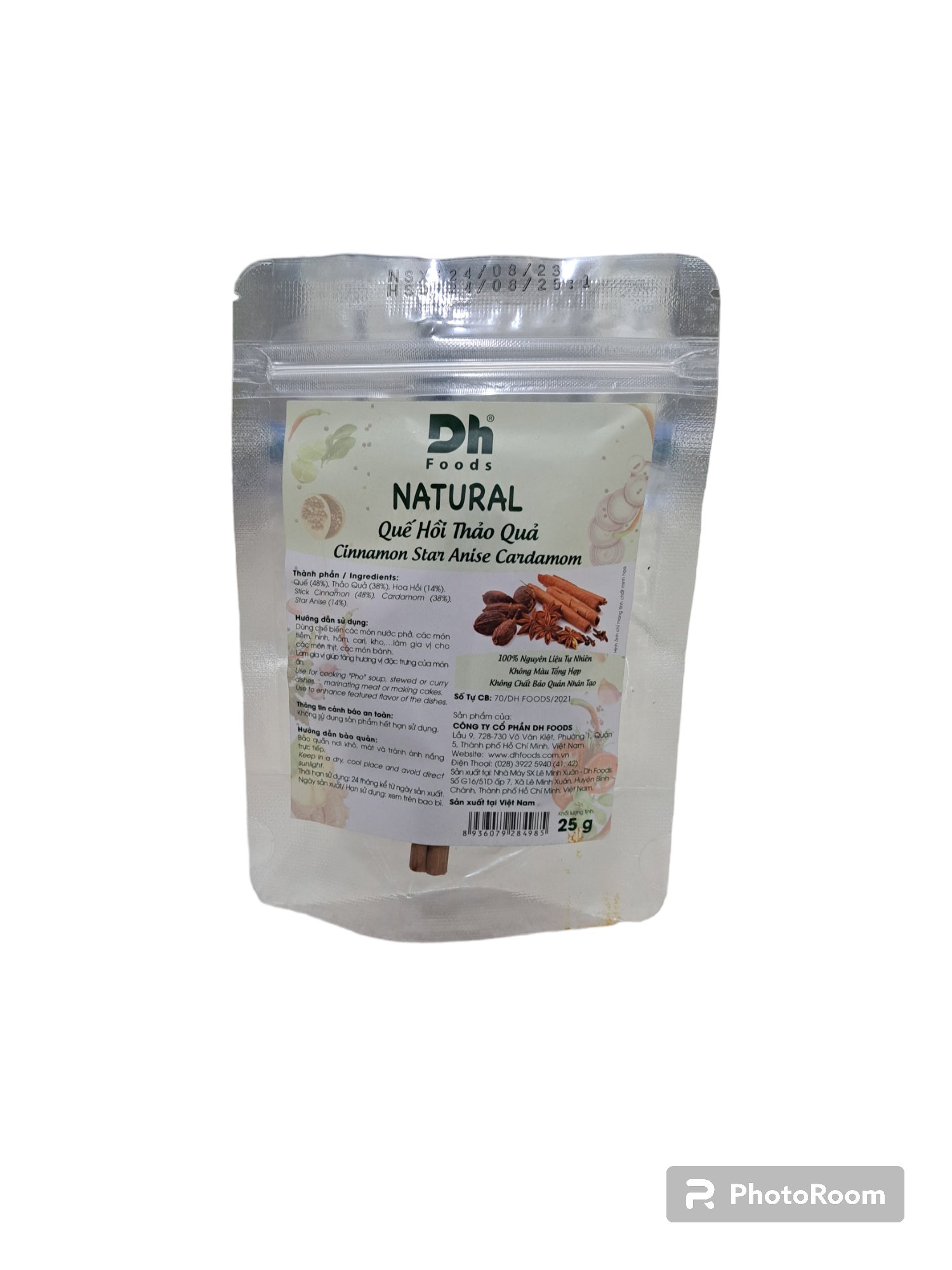 Quế hồi thảo quả DH Food 25g