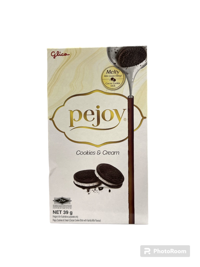 Bánh que Pejoy vị cookies & cream Glico Thái Lan 39g