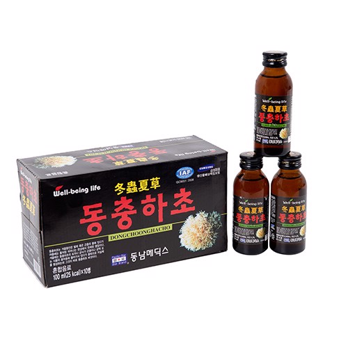 Nước uống đông trùng hạ thảo Well being life Hàn Quốc 100ml